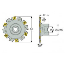 R335.19-125.06.32-6 фреза дисковая Seco Tools R335.19-125.06.32-6 фреза дисковая Seco Tools