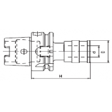 Патрон резьбонарезной HSK100/A /R GR.1 Патрон резьбонарезной HSK100/A /R GR.1