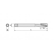 Метчик UNC 5/16 - 18tpi, 38°, TiCN-C Метчик UNC 5/16 - 18tpi, 38°, TiCN-C