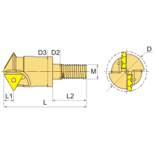 SMT31-25E11U-4C (M12) резьбофреза SMT31-25E11U-4C (M12) резьбофреза